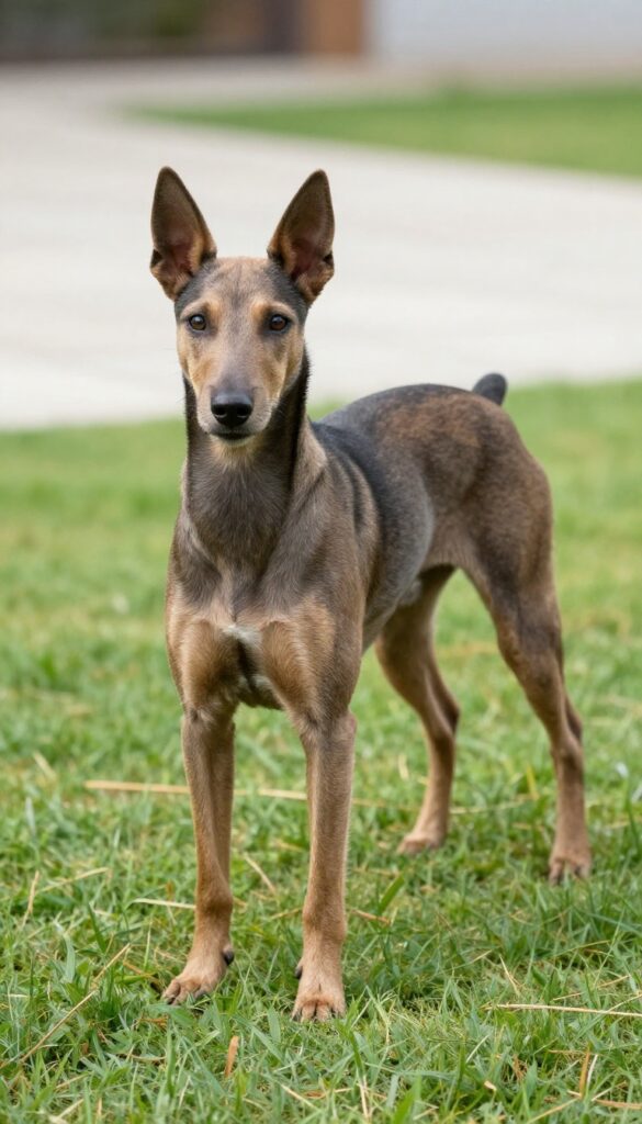 Japanese Terrier with a smooth finish grooming style in natural light