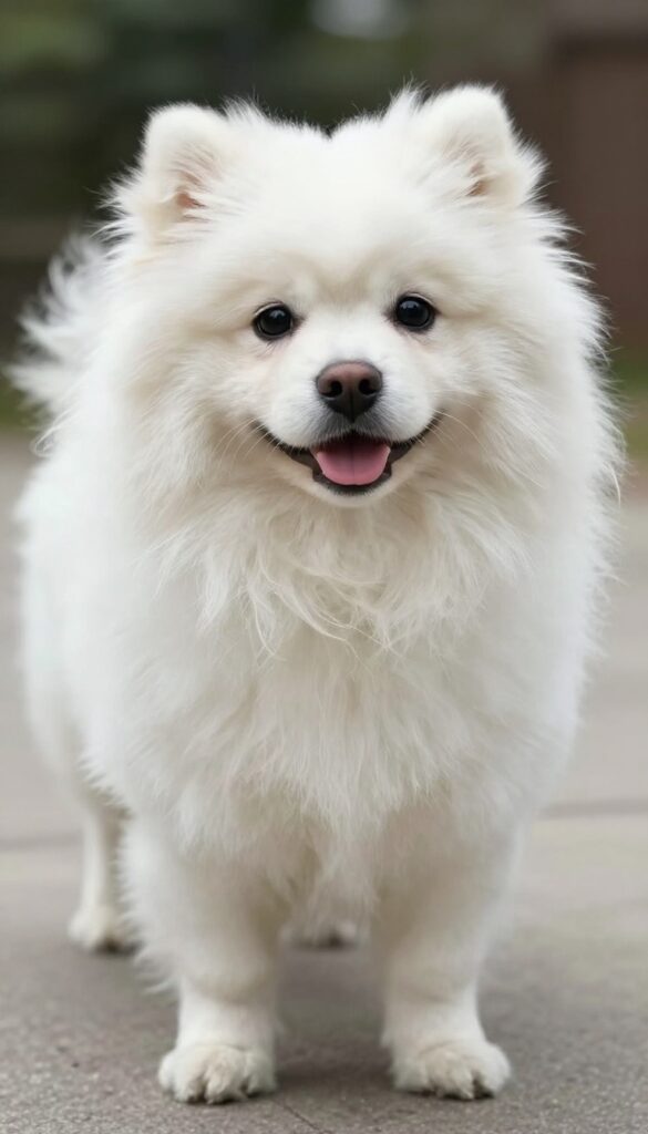 A Poochon dog with a layered fluffy grooming style, demonstrating the cute and easy-to-maintain look described in the blog article.