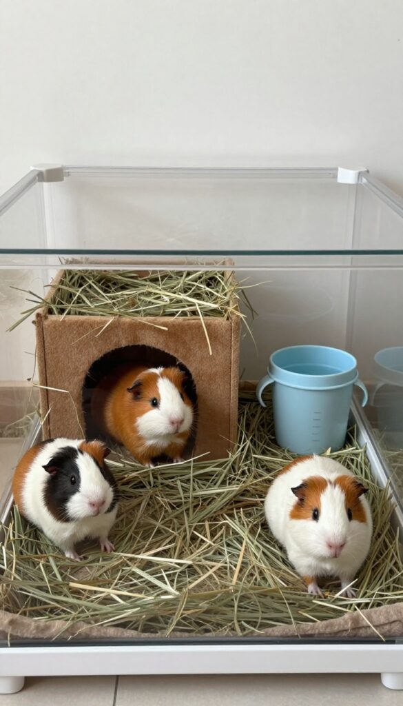 Under-Bed Cage with Storage Drawers