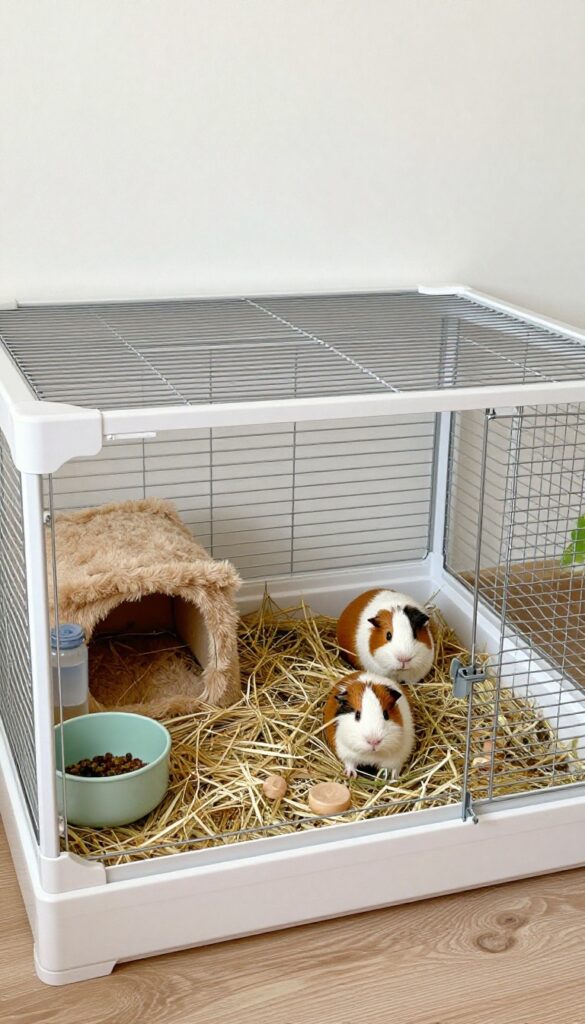 Convert a Large Dog Crate into a Guinea Pig Cage