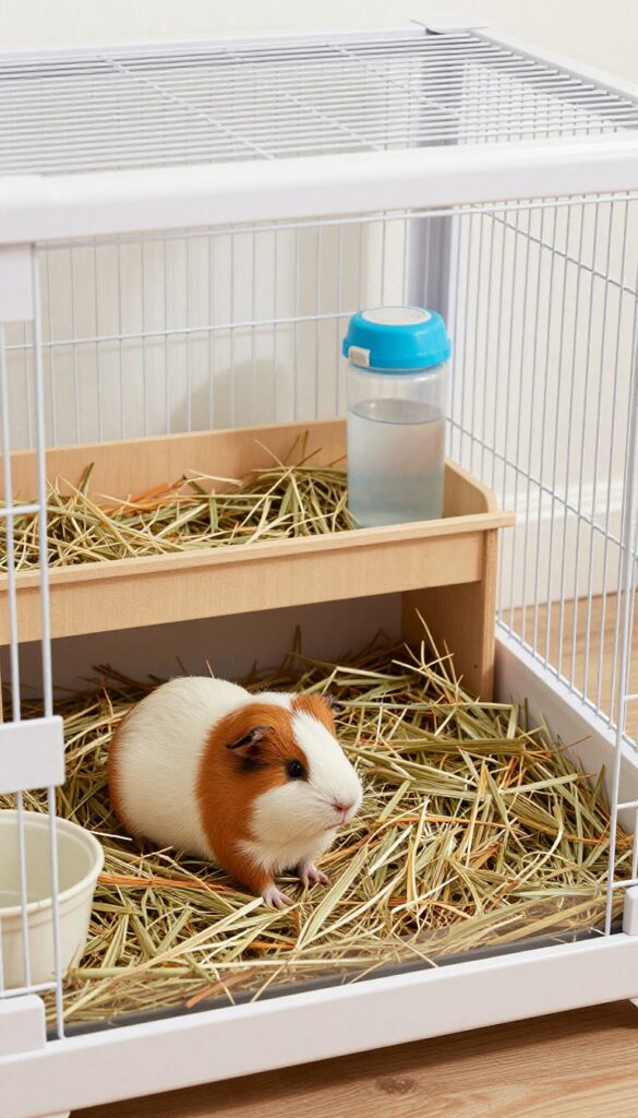 Choose a Cage with a Deep Base or Tray