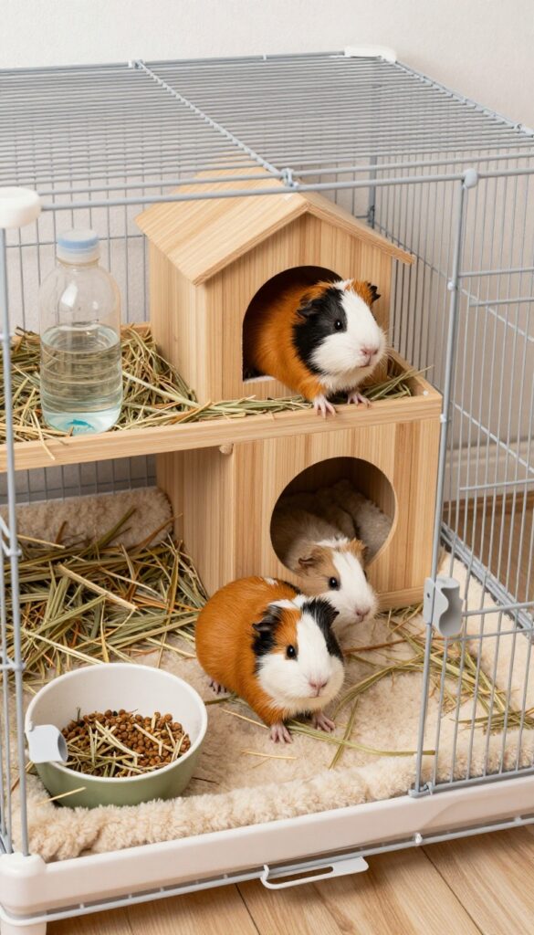 Portable Cage with Wheels for Easy Moving