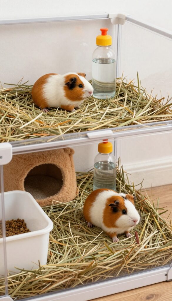 Incorporate a Hay Rack to Minimize Waste