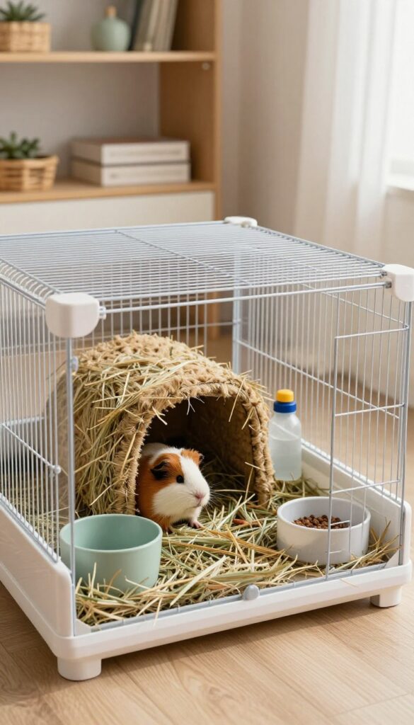 Convertible Table Cage with Built-In Storage
