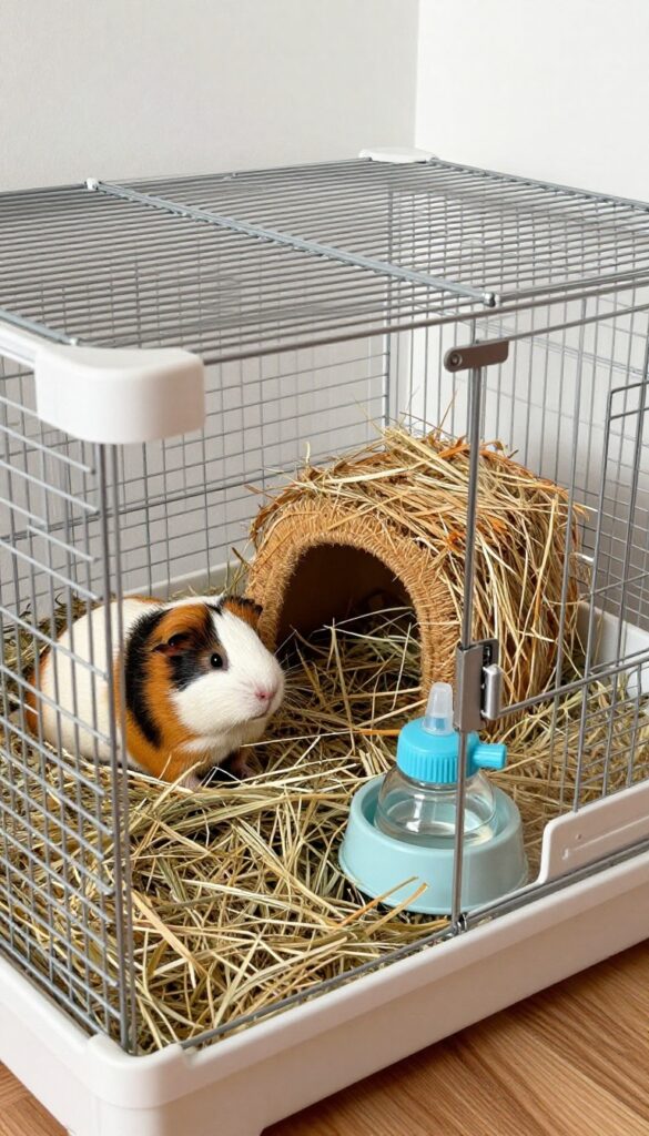 Leave Cage Floor Space for Daily Movement