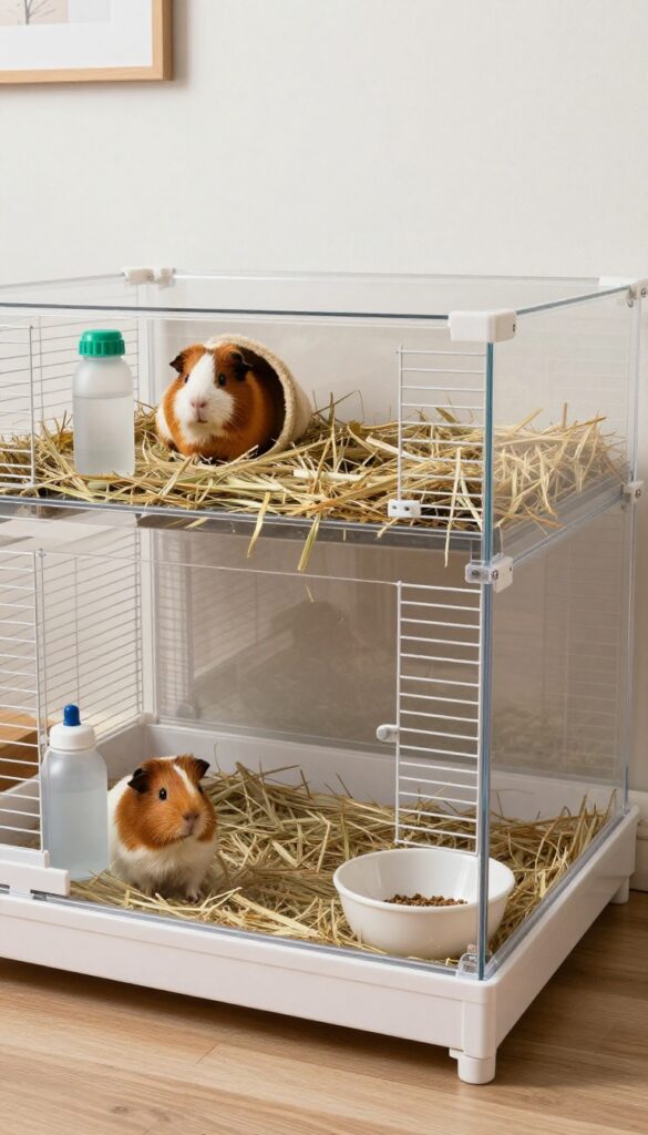Use a C&C Cage with Under-Bed Storage Bins