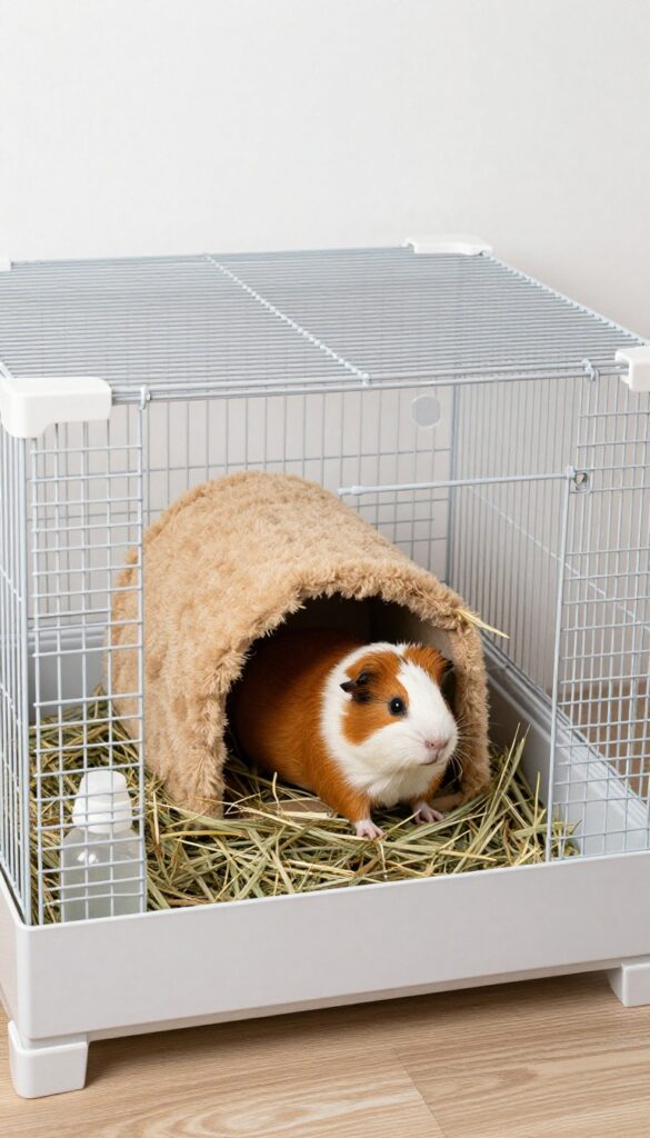 Choose a Spacious Cage with Solid Flooring