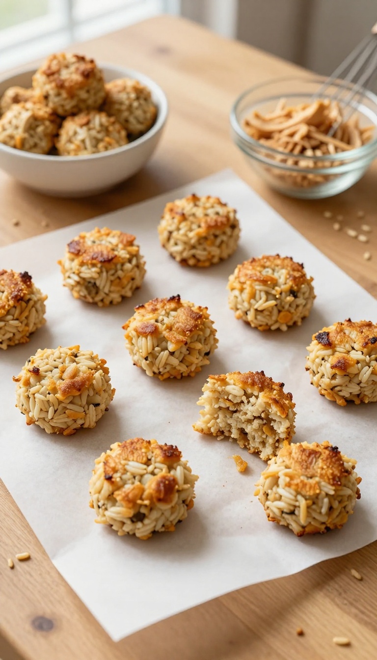 9. Chicken & Rice Patties