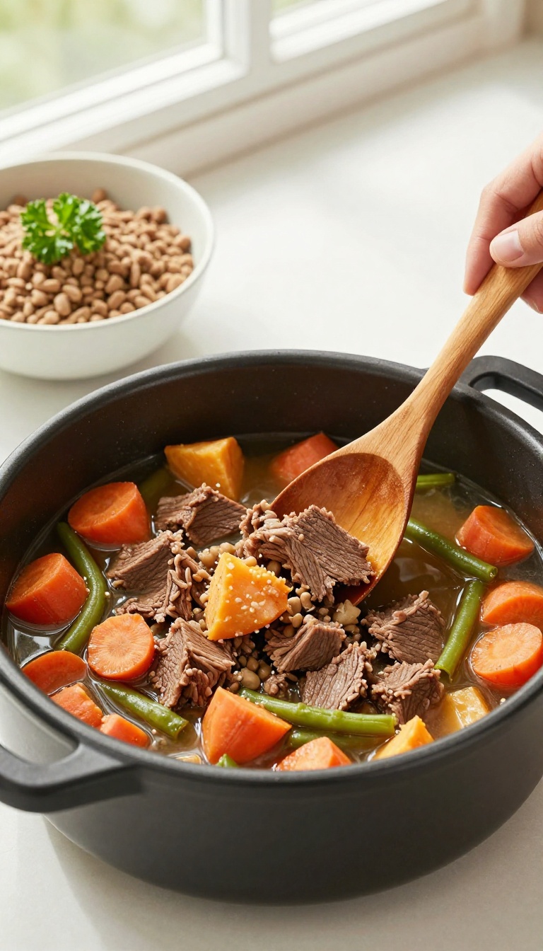 2. Beef and Sweet Potato Crockpot Meal
