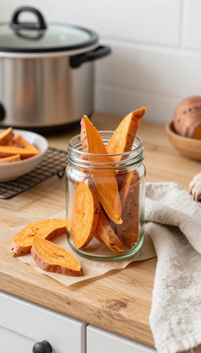 10. Crockpot Sweet Potato Chews