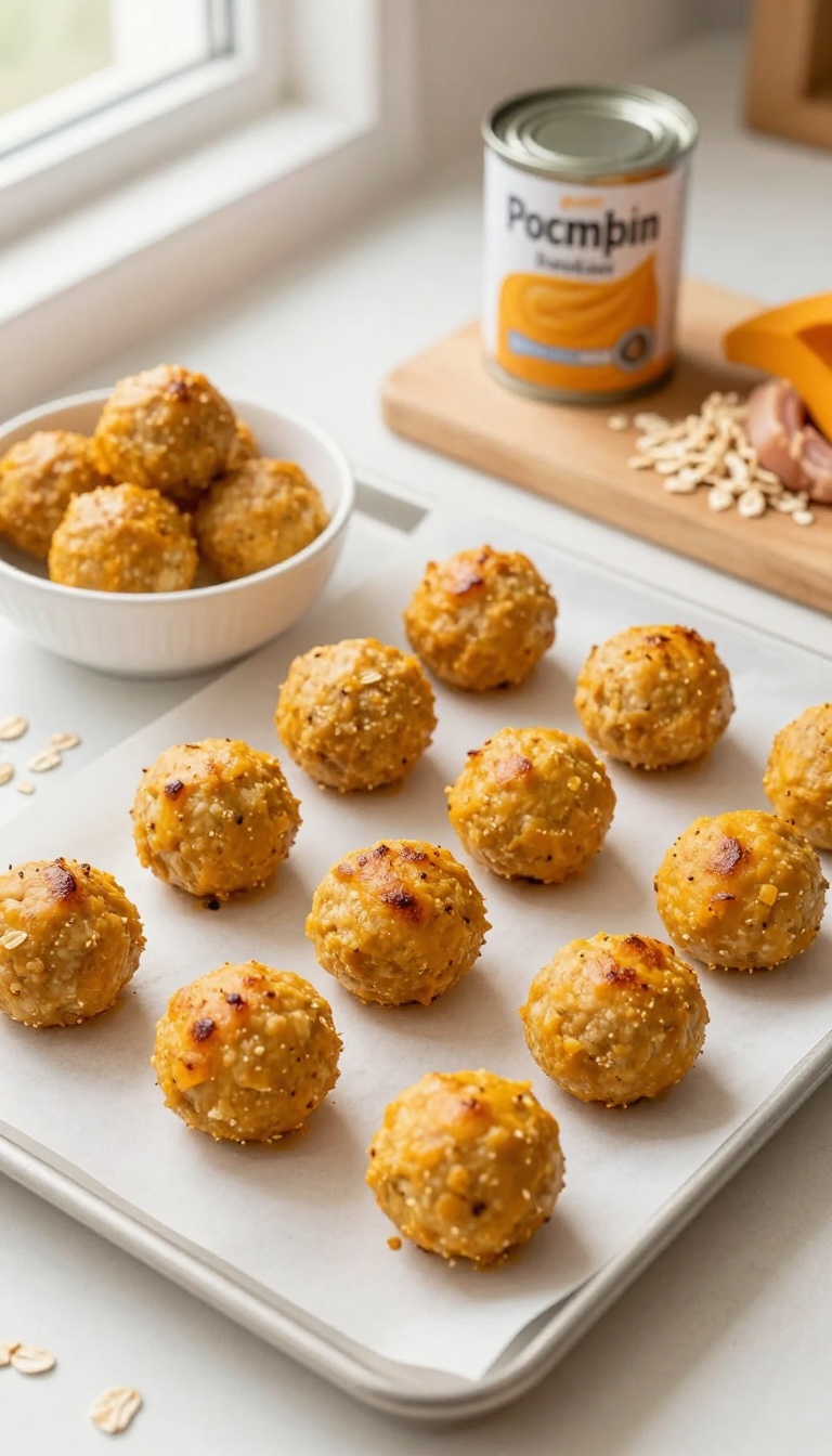 8. Chicken & Pumpkin Meatballs