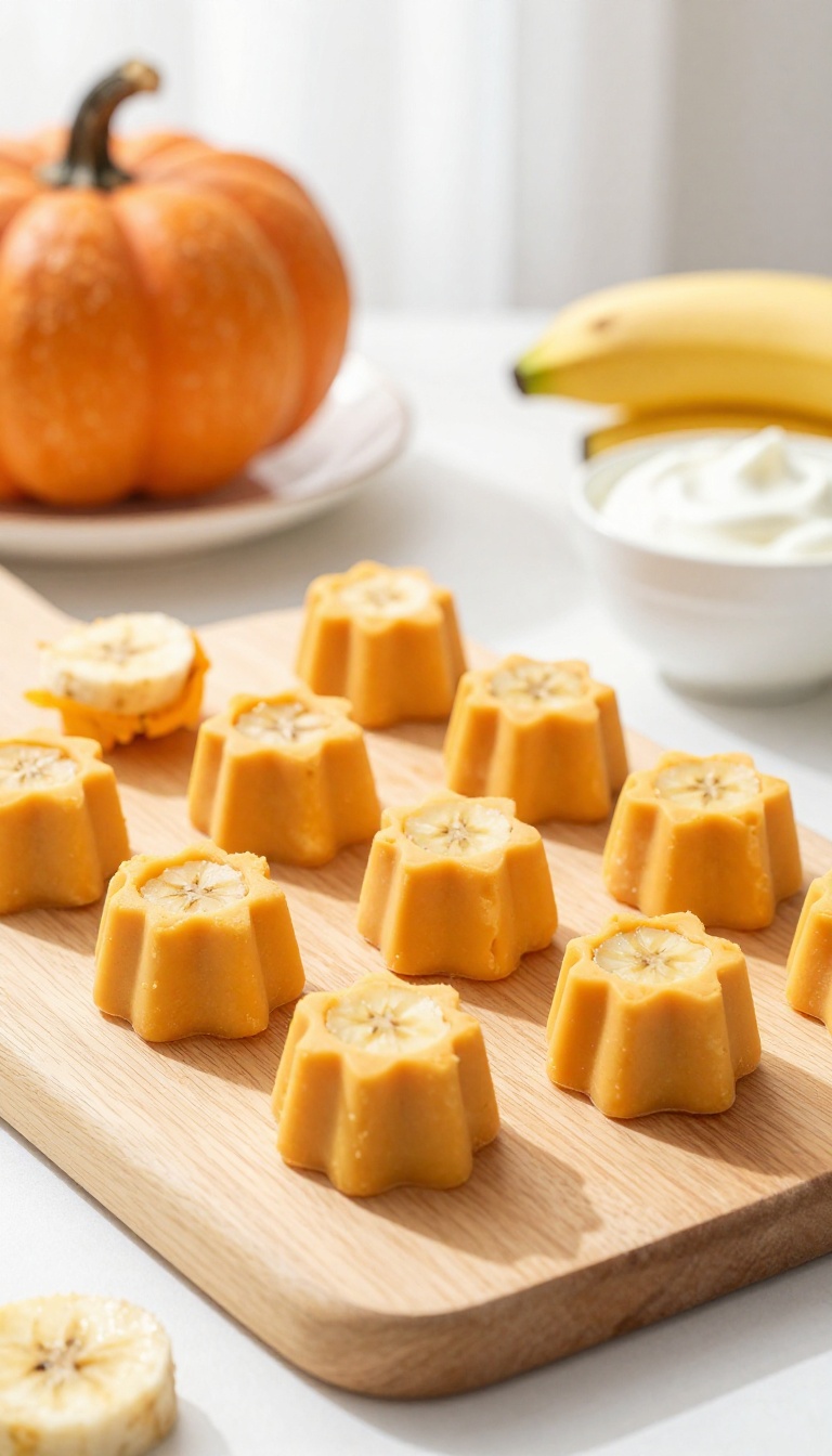 3. Pumpkin Yogurt Banana Bites