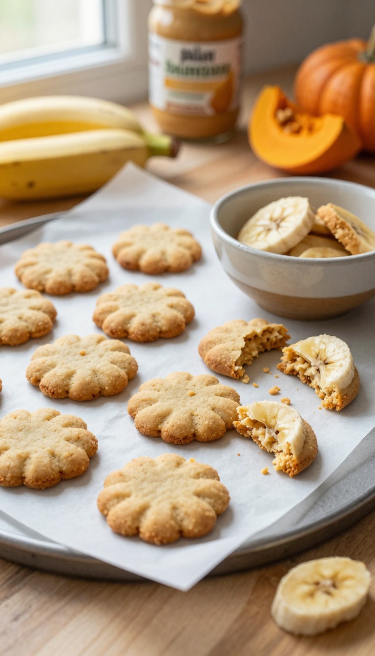 4. Soft-Baked Peanut Butter Banana Cookies