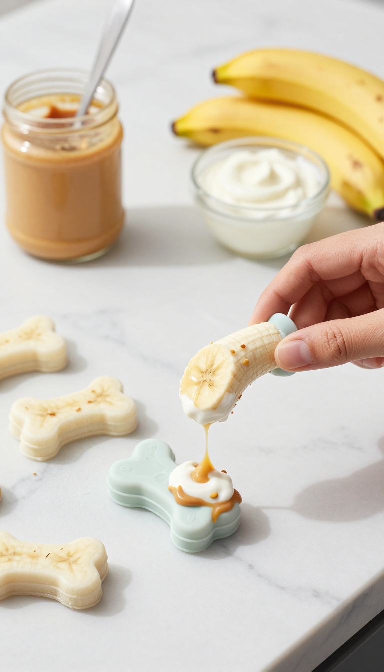 3. Frozen Peanut Butter Banana Pops