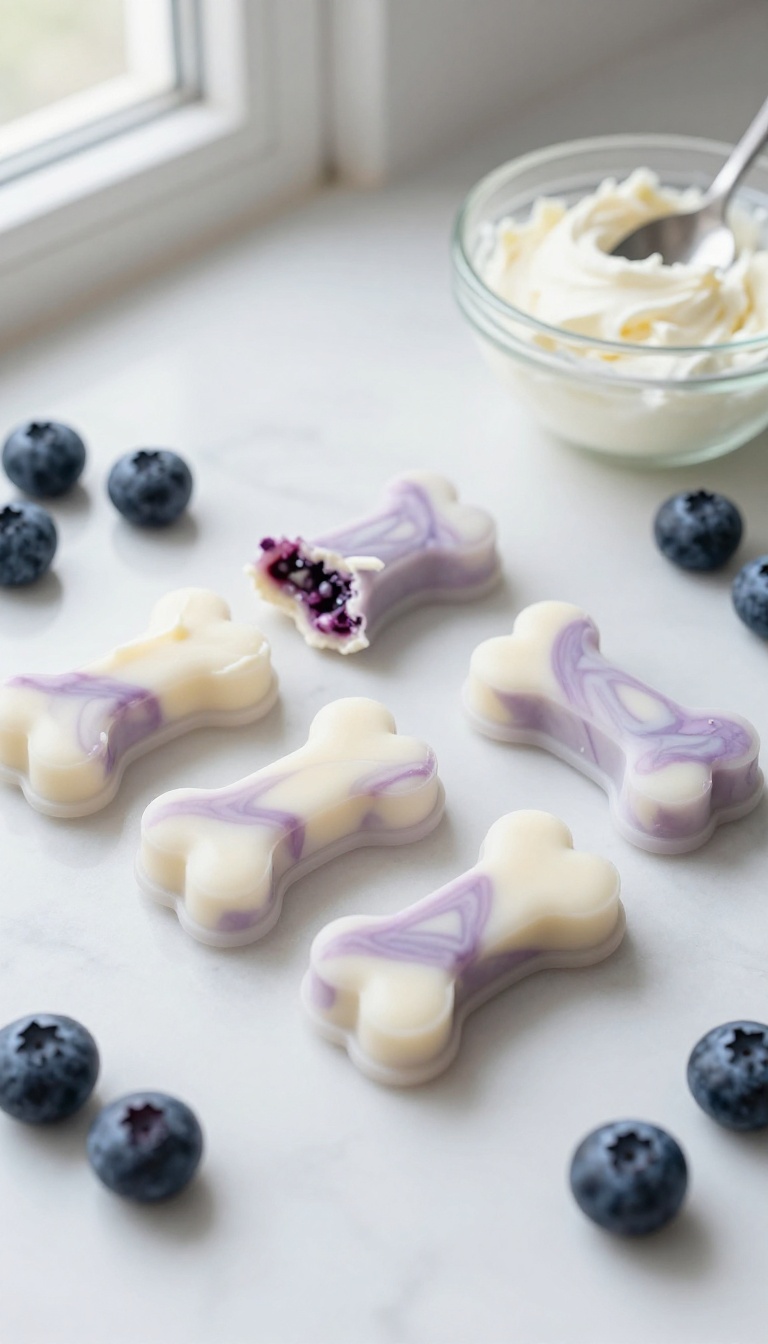 6. Cream Cheese & Blueberry Swirls