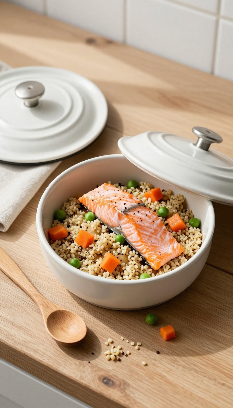 5. Salmon and Quinoa Crockpot Recipe