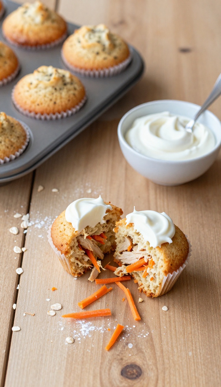 10. Chicken & Carrot Cupcakes