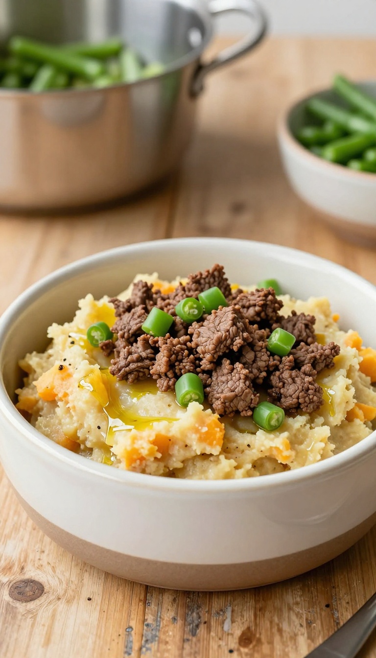 2. Beef and Sweet Potato Mash