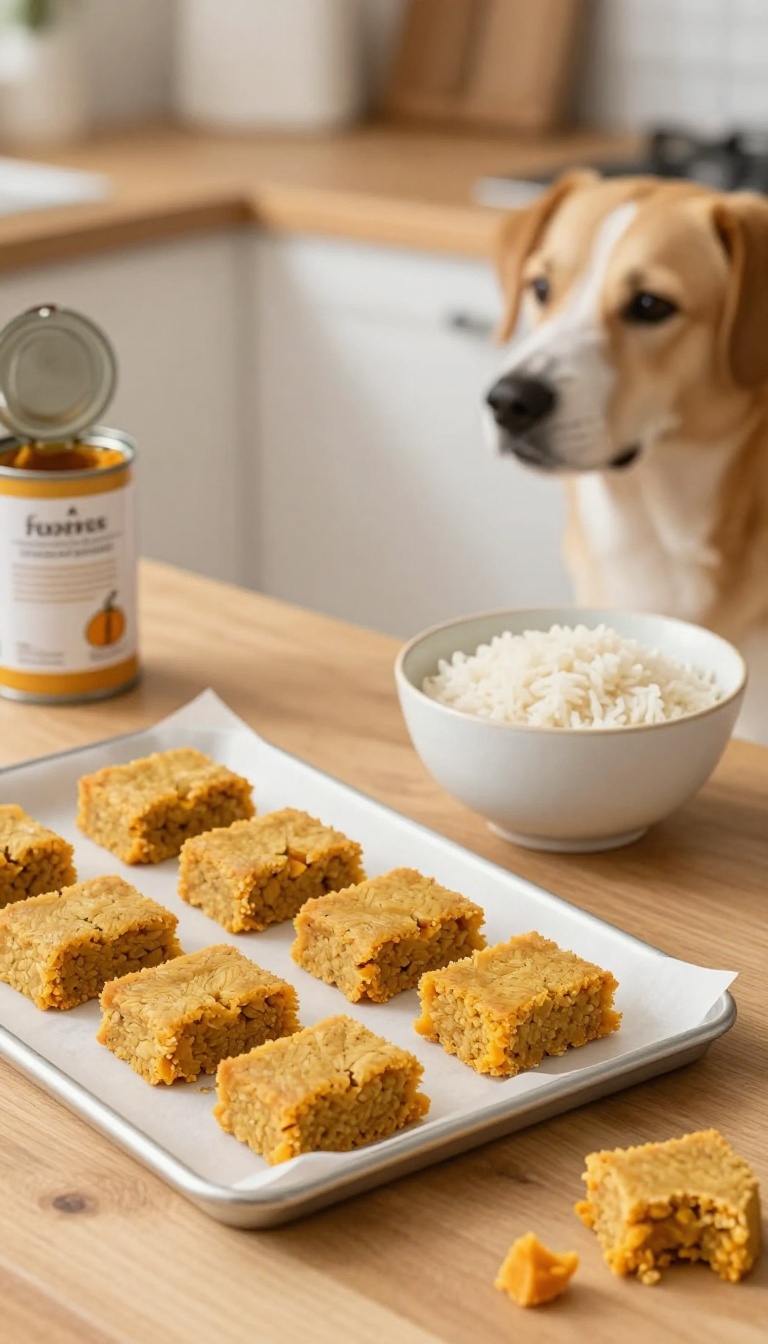 5. Pumpkin Puree and Rice Treats