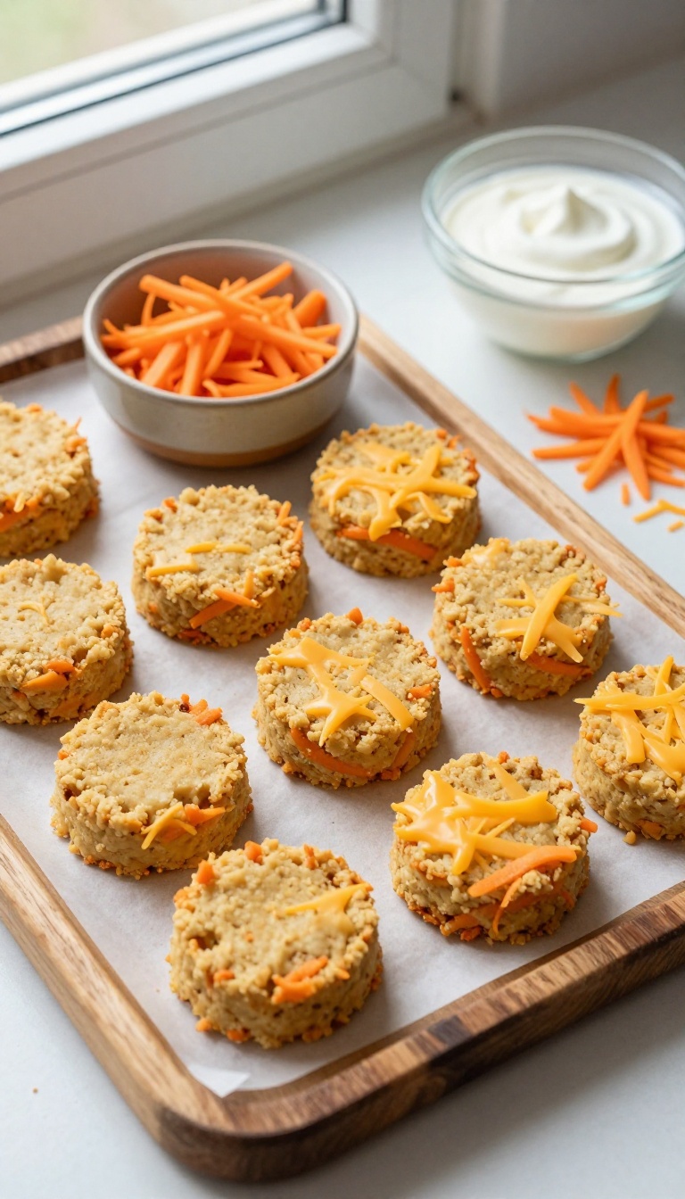 6. Carrot & Cheese Soft Bites