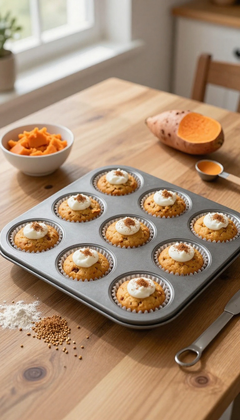 3. Sweet Potato & Cinnamon Cupcakes