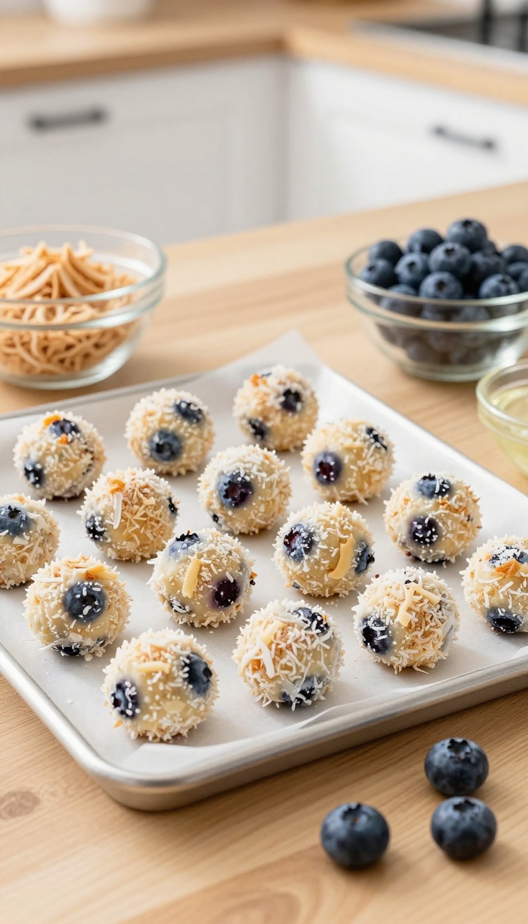 5. Blueberry Coconut Bites