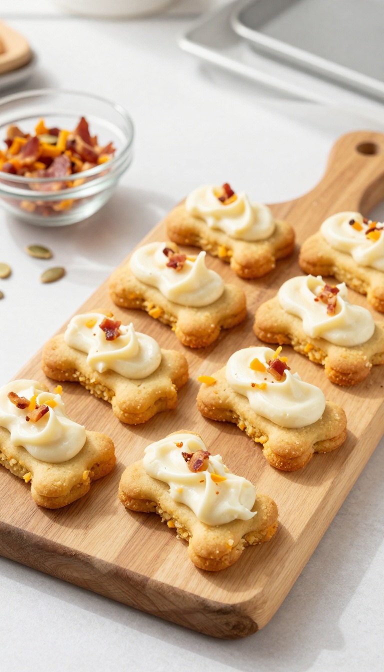 9. Pumpkin and Cheese Cookies with Bacon Frosting
