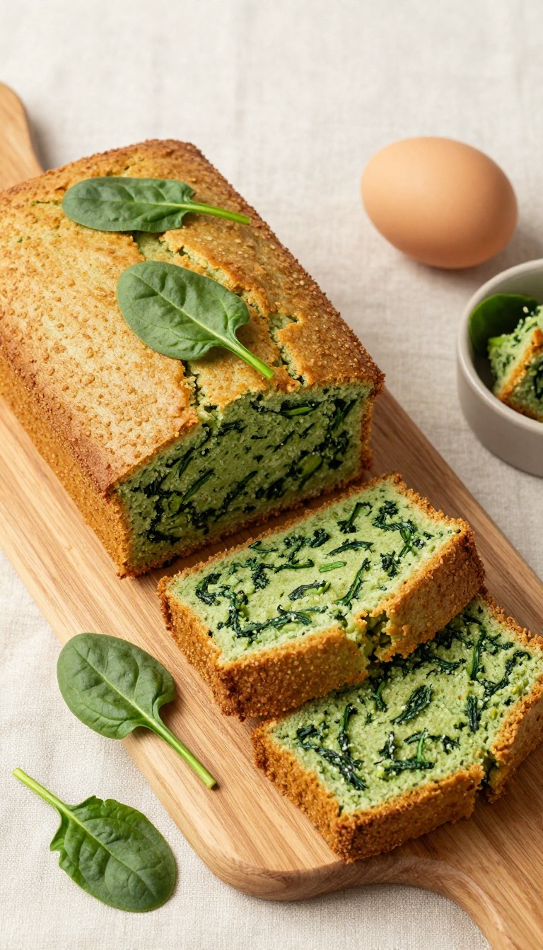 7. Spinach & Egg Cake
