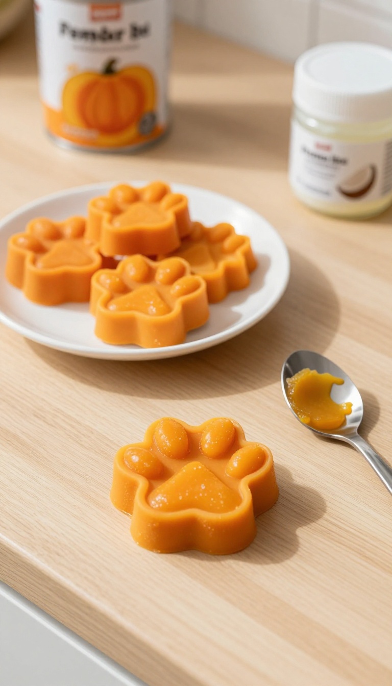 4. Pumpkin and Coconut Oil Frozen Bites