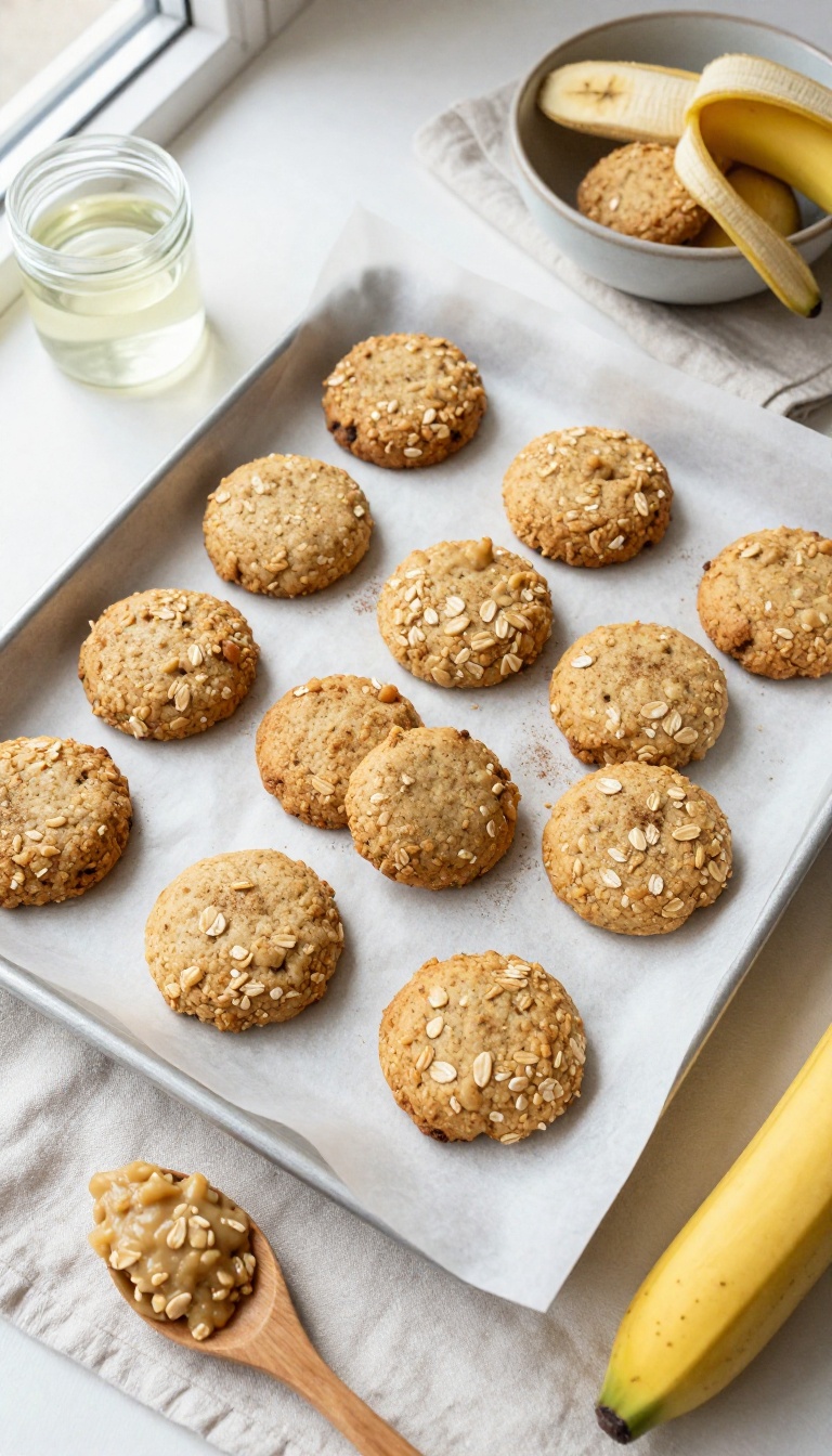 2. Banana Oatmeal Biscuits