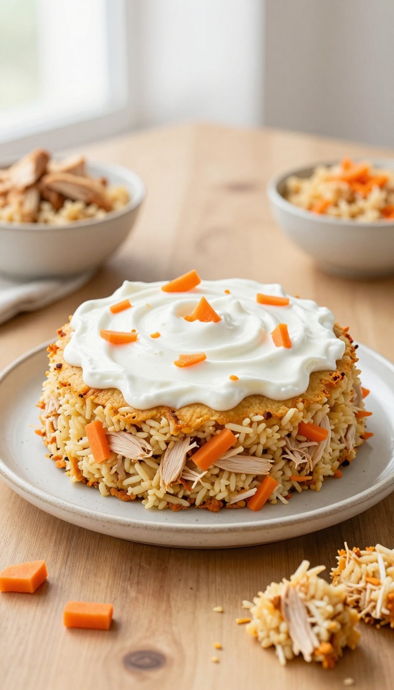 6. Chicken & Rice Cake
