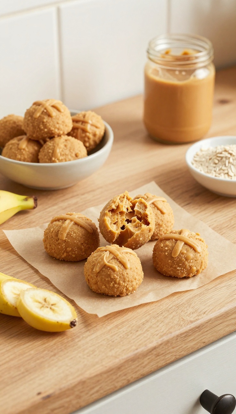 1. Peanut Butter & Banana Bites