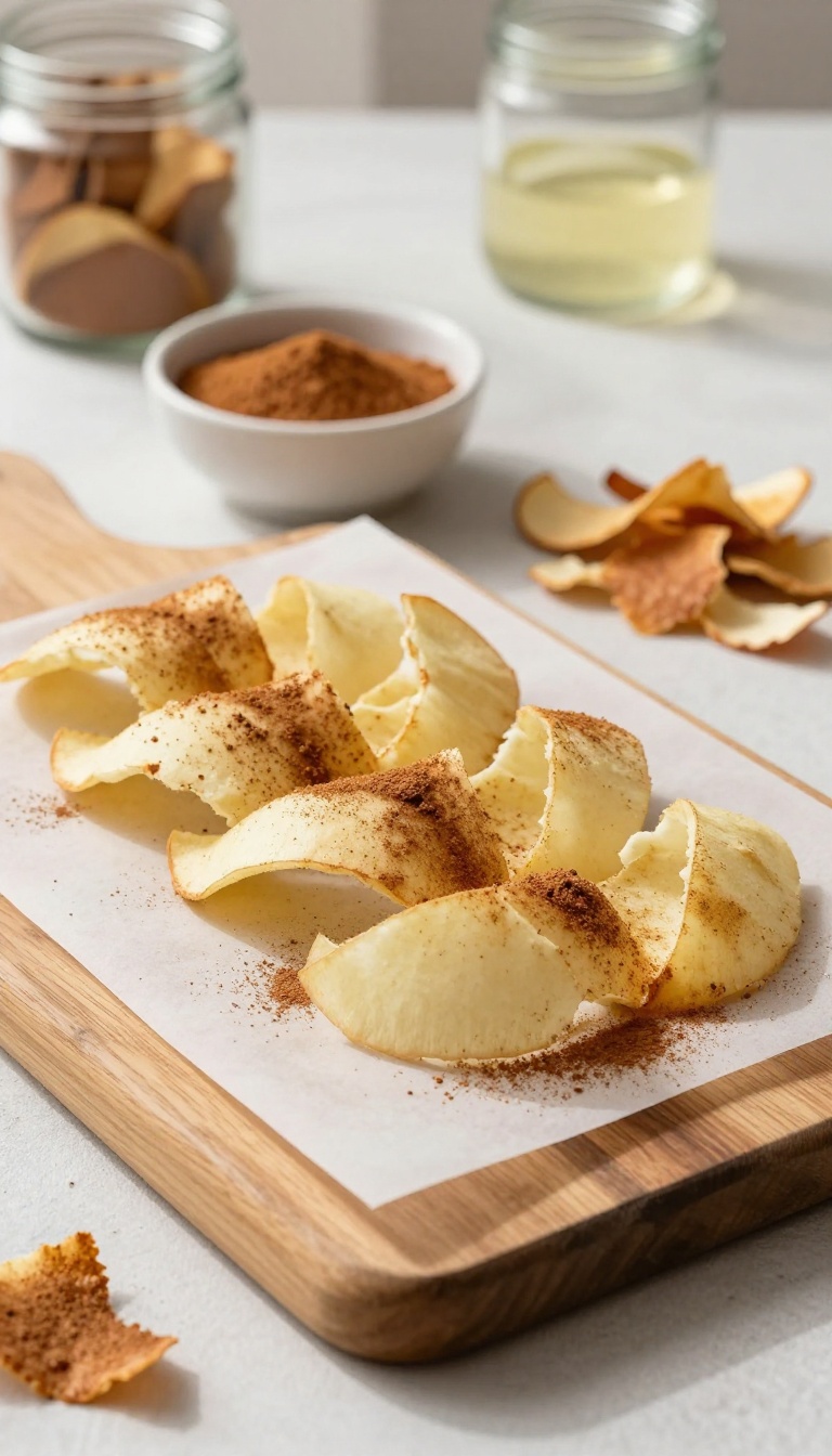 6. Apple Peel and Cinnamon Crunchies