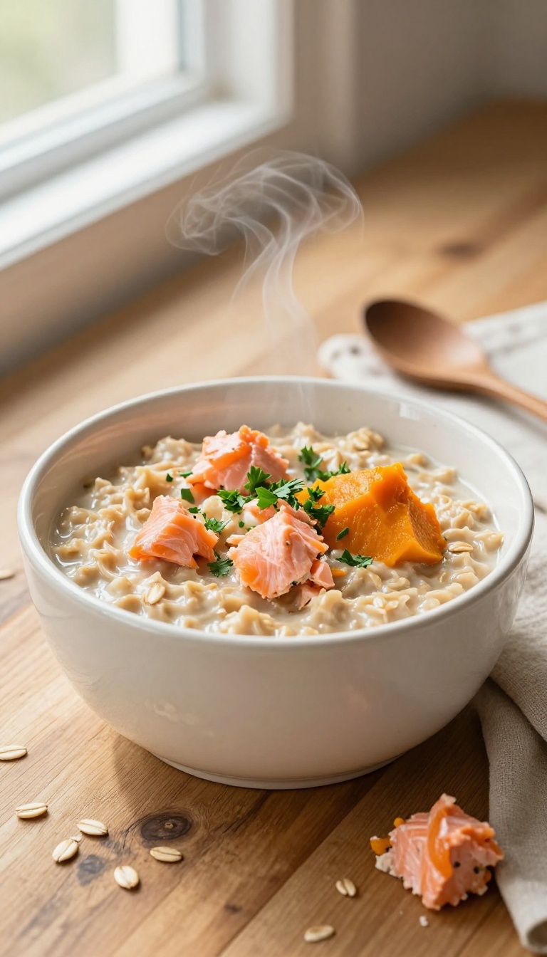 5. Salmon and Oatmeal Porridge