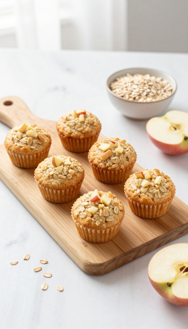 4. Apple & Oat Mini Muffins