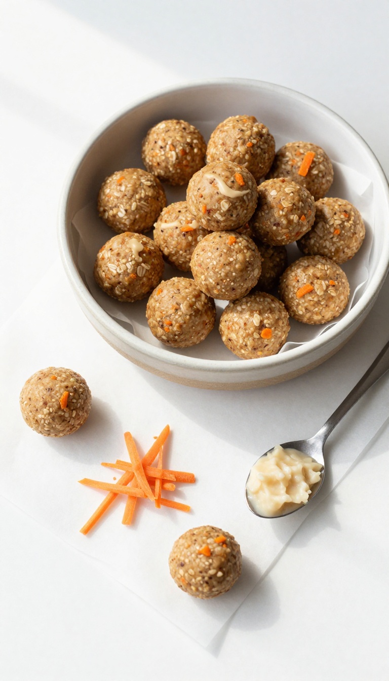 5. Oatmeal & Carrot Balls