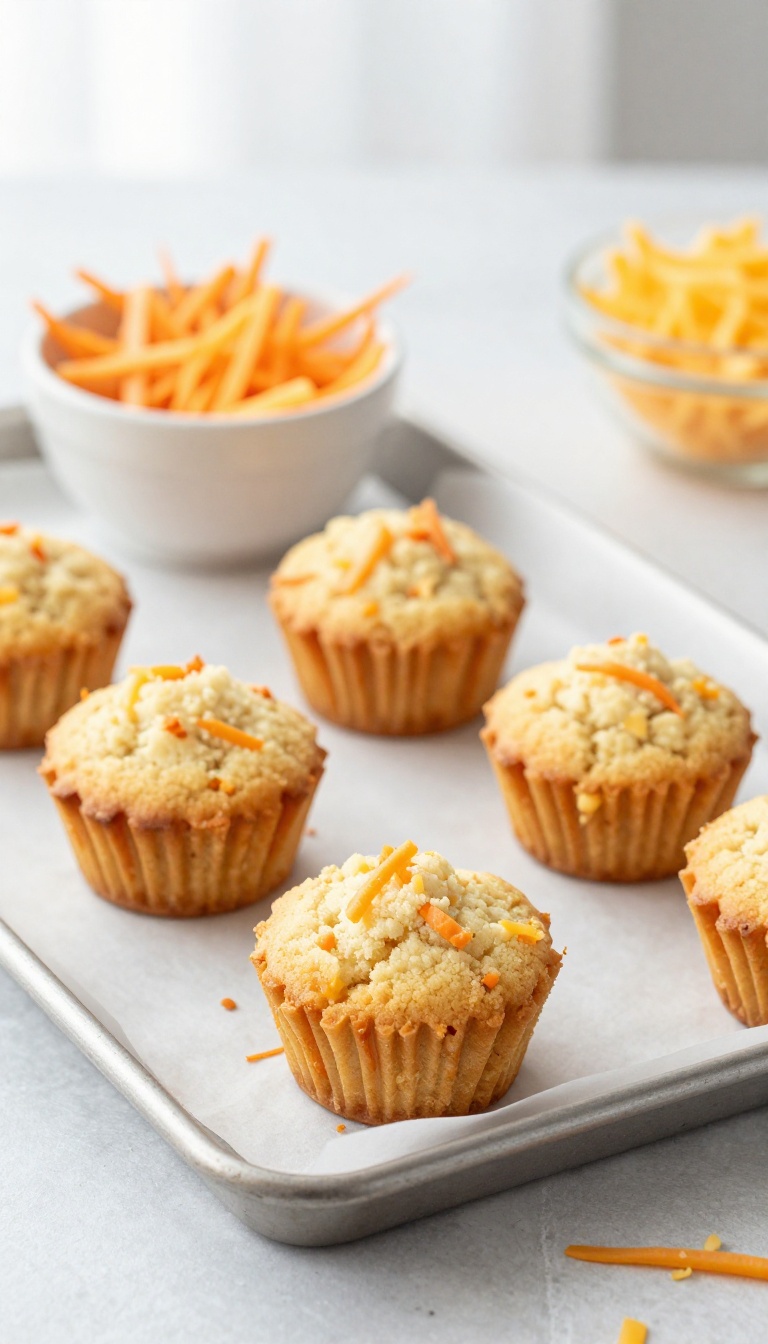 6. Carrot & Cheese Pupcakes
