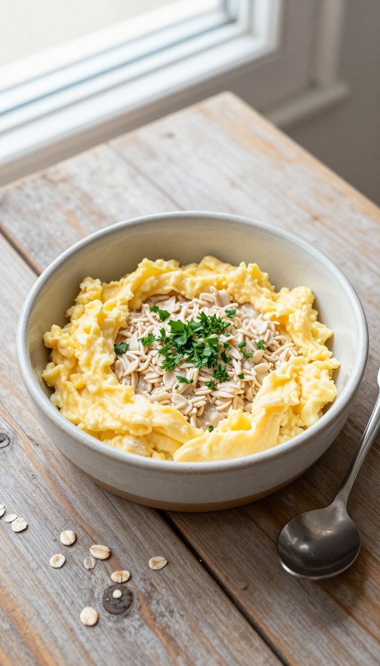 4. Egg and Oatmeal Scramble