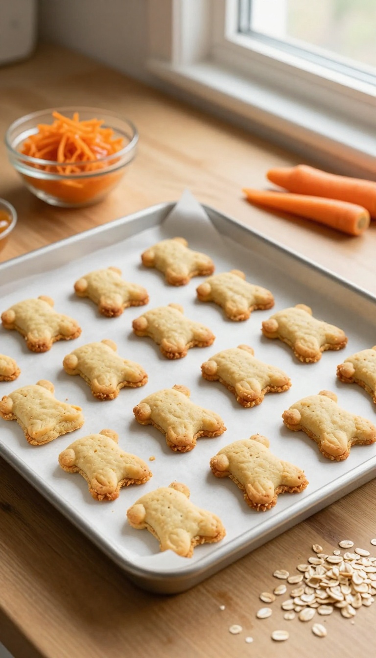 5. Carrot & Apple Crunchy Biscuits