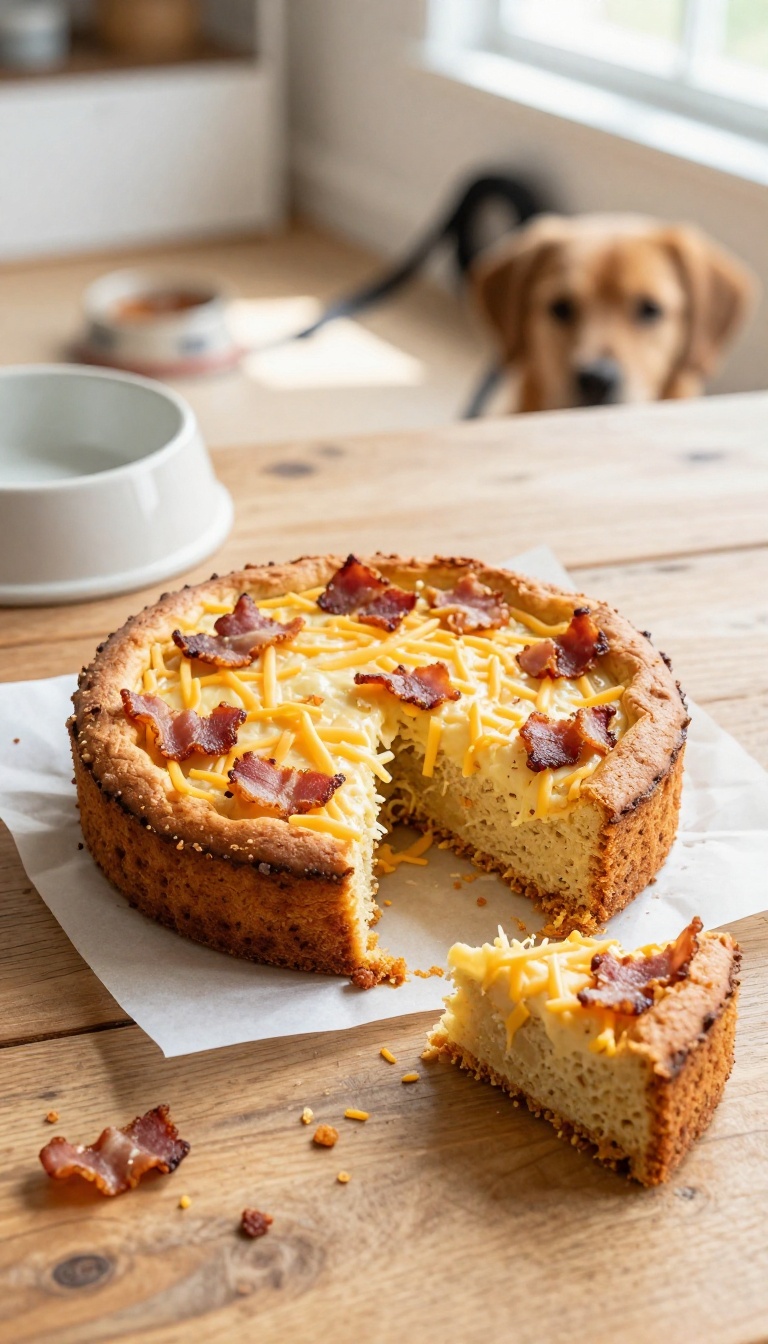 7. Cheese & Bacon Cake