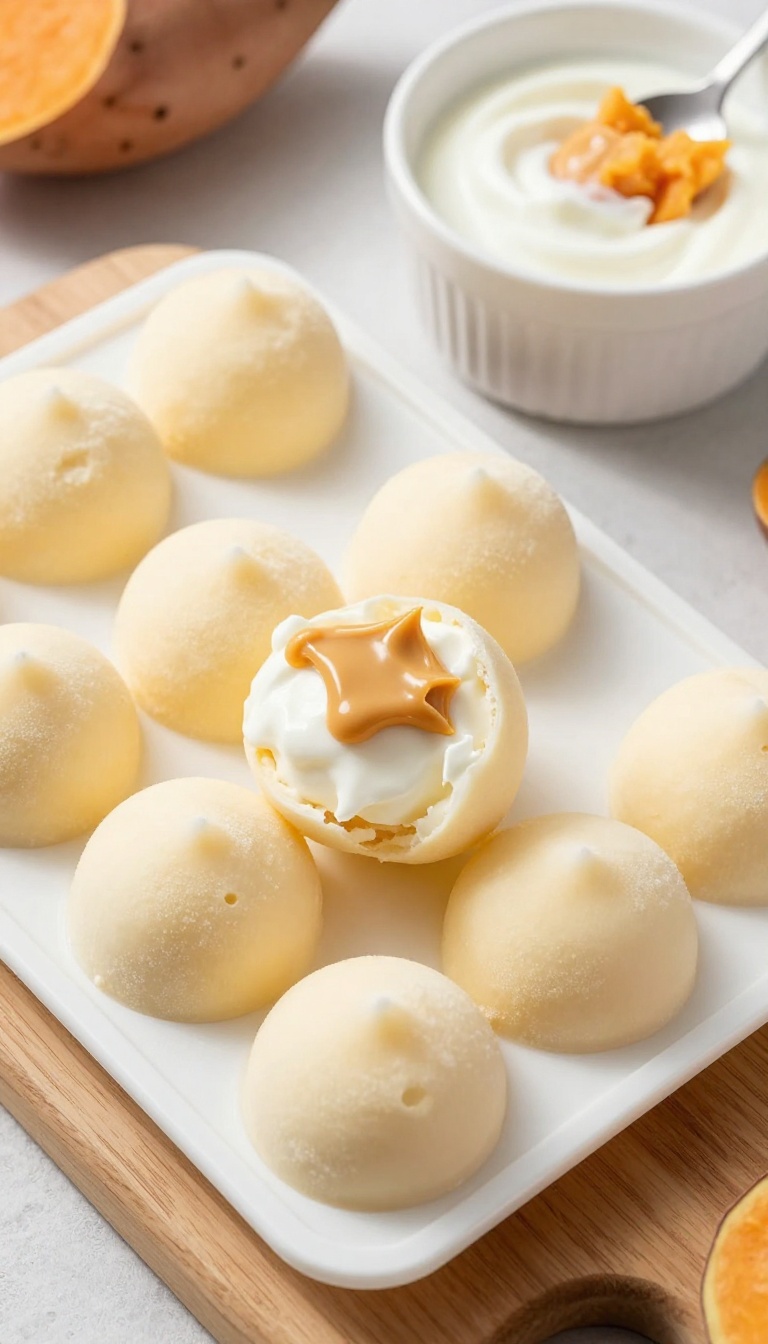 3. Frozen Sweet Potato and Yogurt Drops