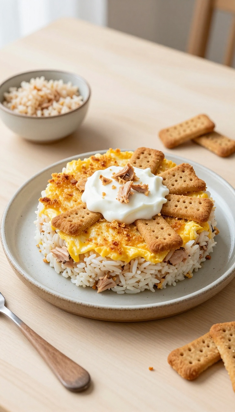 10. Tuna & Rice Cake