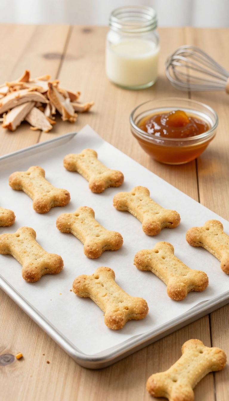 3. Chicken & Apple Mini Biscuits