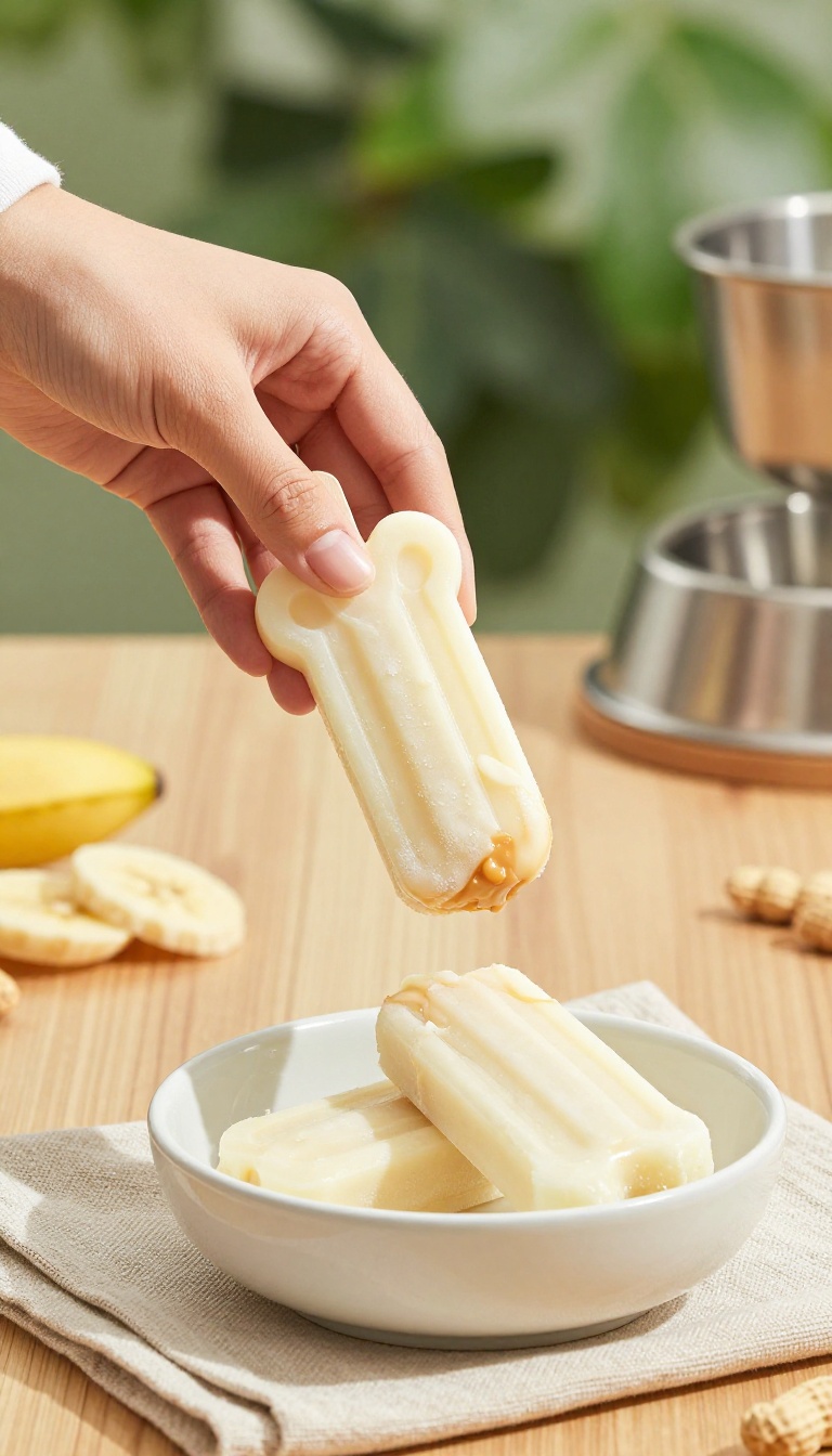2. Frozen Peanut Butter & Yogurt Pops
