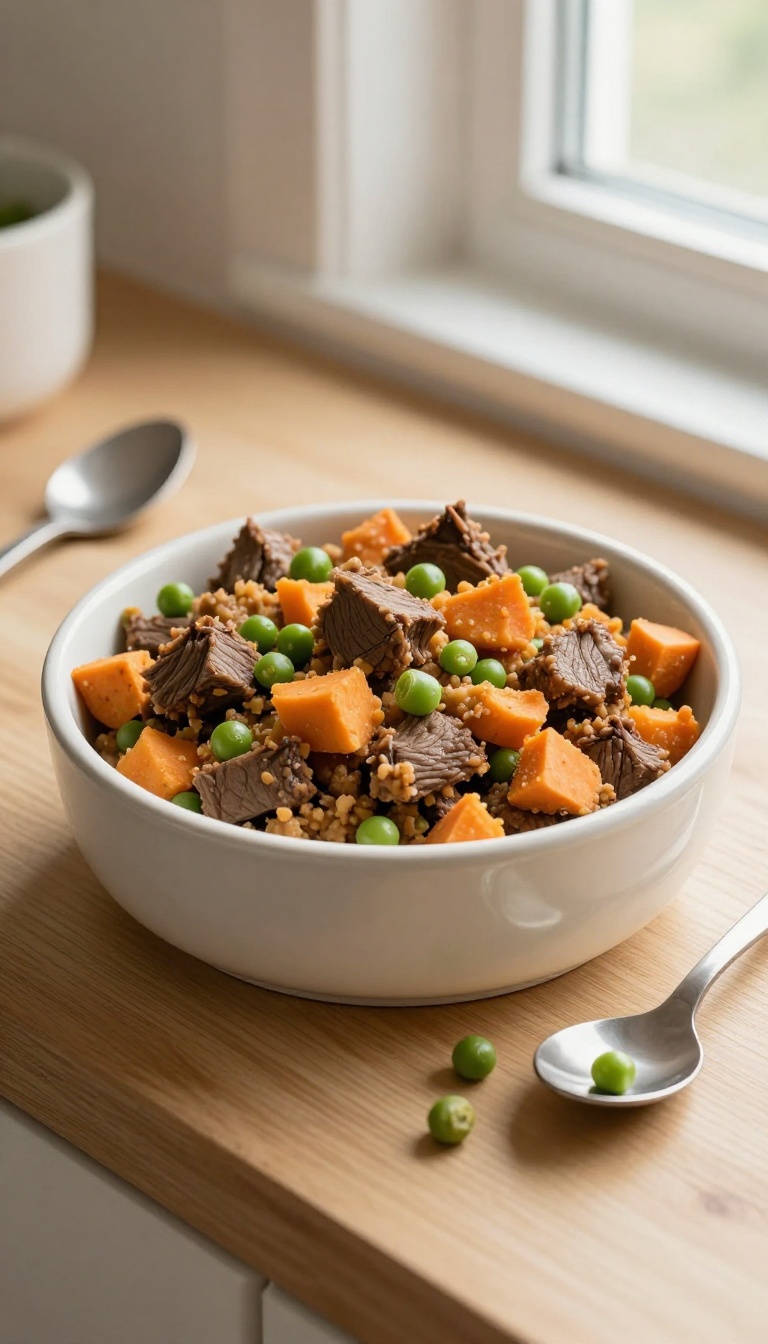 2. Beef and Sweet Potato Mash