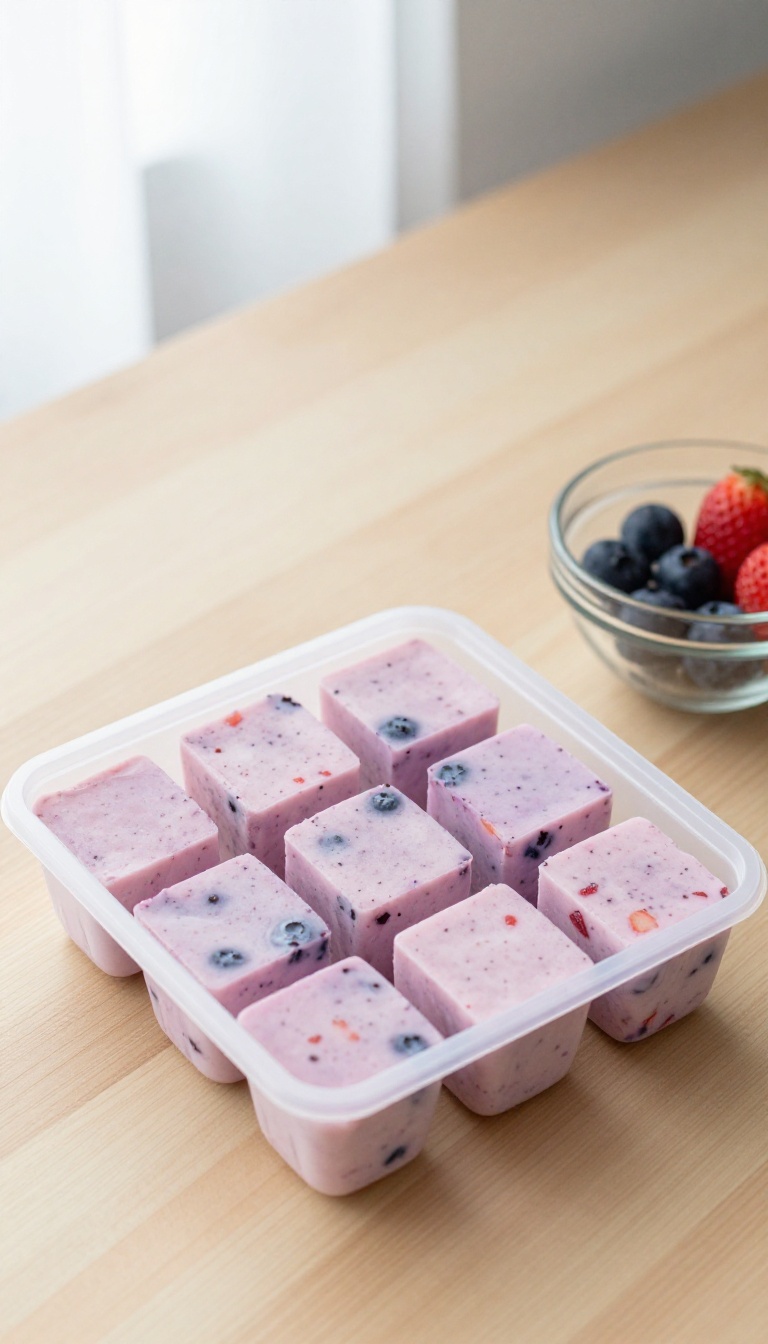 3. Frozen Yogurt & Berry Bites