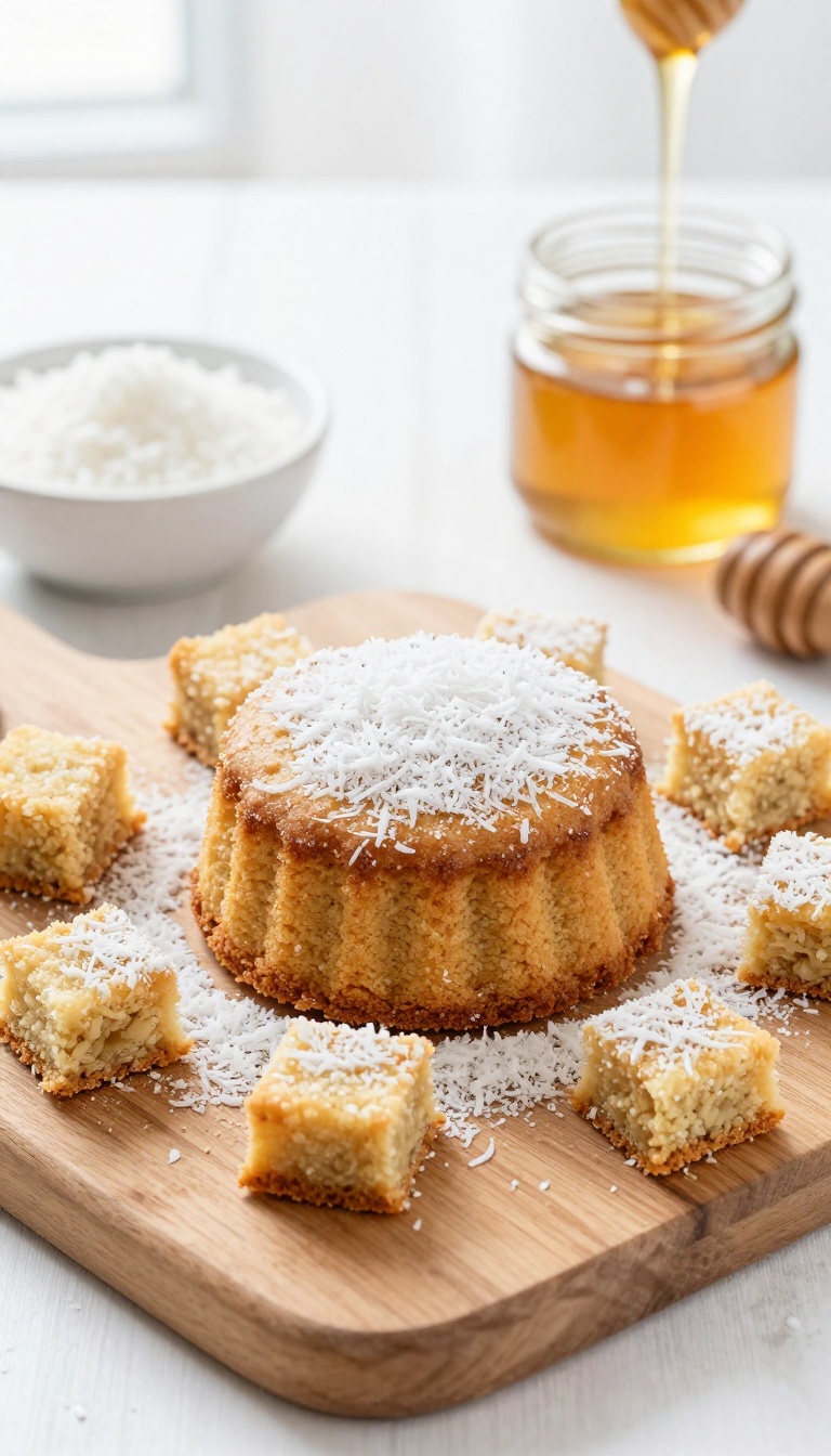 7. Coconut & Honey Cake