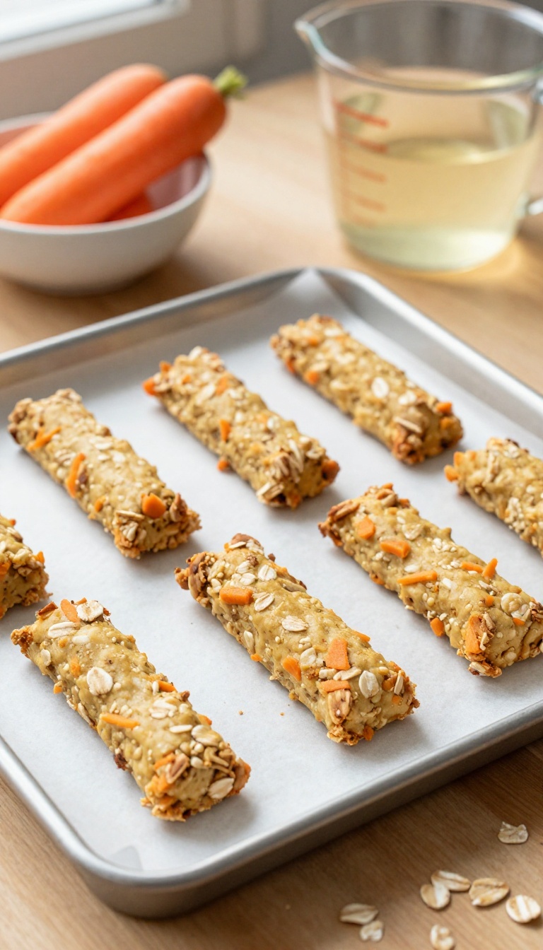 7. Carrot & Oat Dog Bars