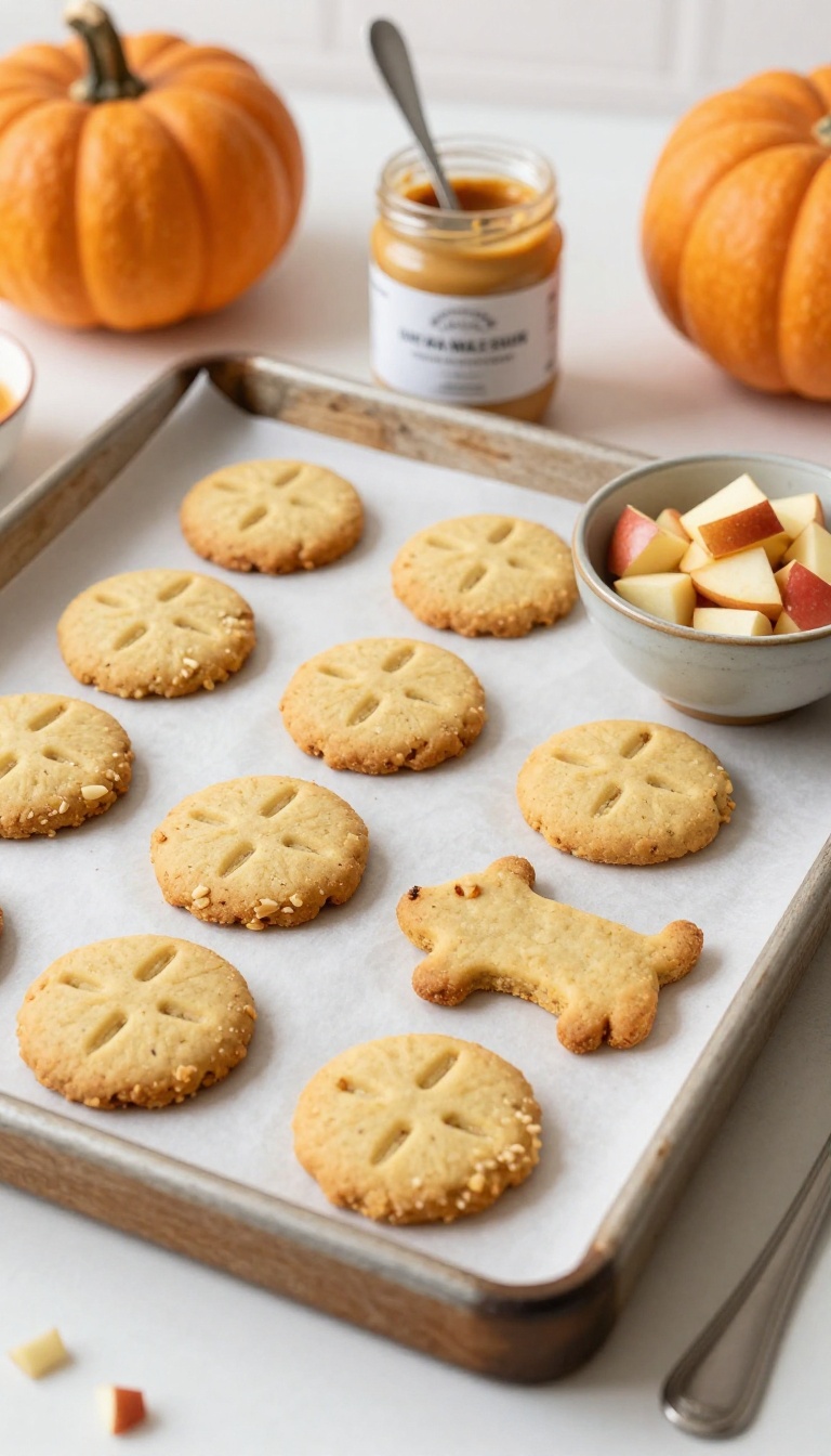 9. Pumpkin Peanut Butter and Apple Cookies