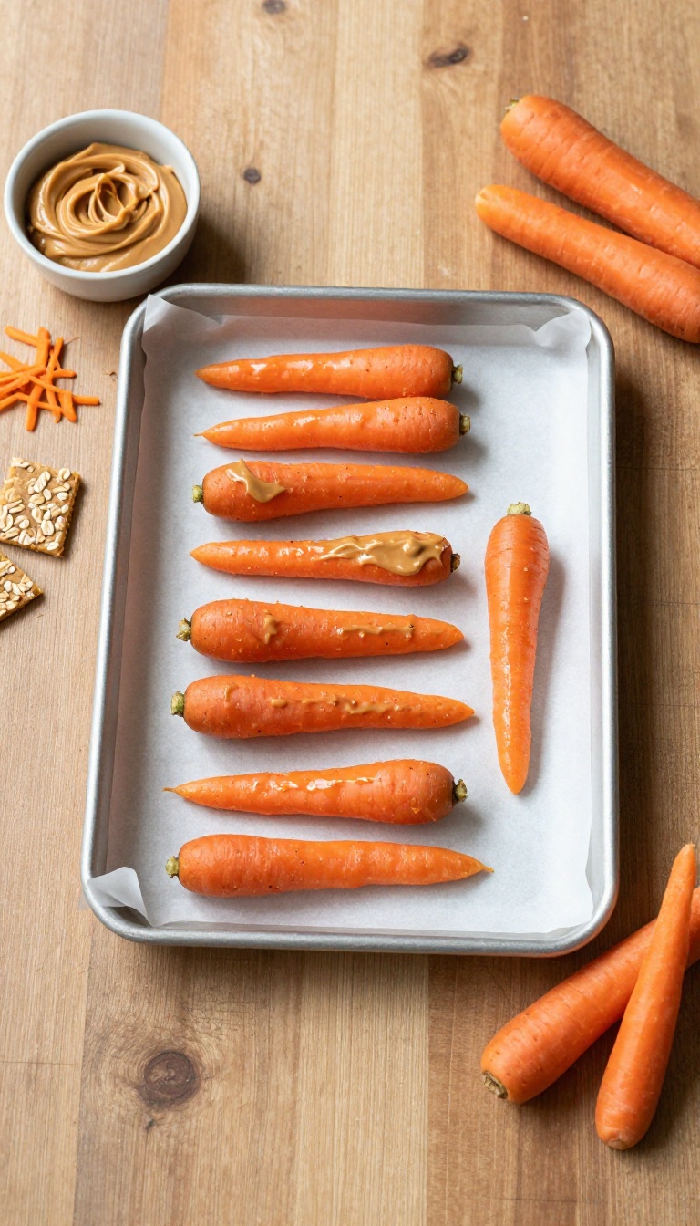 6. Carrot & Peanut Butter Chews